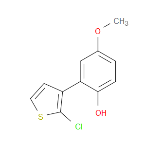 2-(2-Chloro-3-thienyl)-4-methoxyphenol