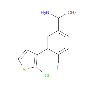 3-(2-Chloro-3-thienyl)-4-fluoro-α-methylbenzenemethanamine