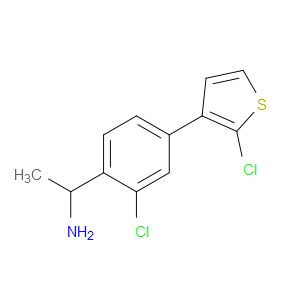 2-Chloro-4-(2-chloro-3-thienyl)-α-methylbenzenemethanamine