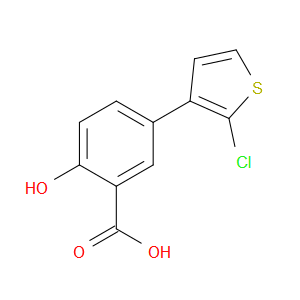 5-(2-Chloro-3-thienyl)-2-hydroxybenzoic acid