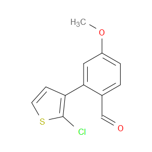 2-(2-Chloro-3-thienyl)-4-methoxybenzaldehyde
