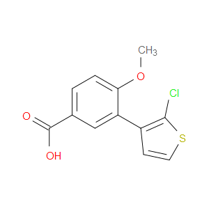 3-(2-Chloro-3-thienyl)-4-methoxybenzoic acid