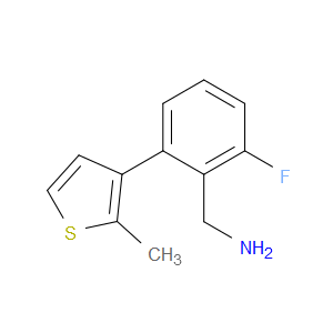 2-Fluoro-6-(2-methyl-3-thienyl)benzenemethanamine