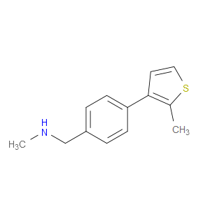N-Methyl-4-(2-methyl-3-thienyl)benzenemethanamine