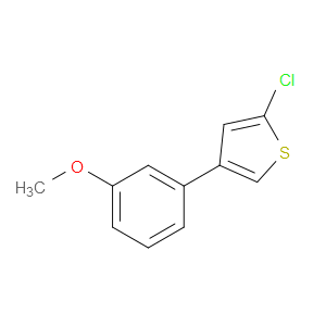 Thiophene, 2-chloro-4-(3-methoxyphenyl)-