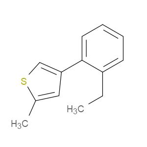 4-(2-Ethylphenyl)-2-methylthiophene