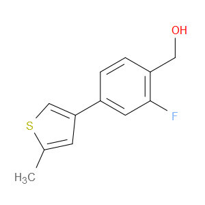 2-Fluoro-4-(5-methyl-3-thienyl)benzenemethanol