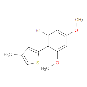 Thiophene, 2-(2-bromo-4,6-dimethoxyphenyl)-4-methyl-