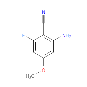 2-amino-6-fluoro-4-methoxybenzonitrile