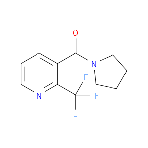 pyrrolidin-1-yl(2-(trifluoromethyl)pyridin-3-yl)methanone
