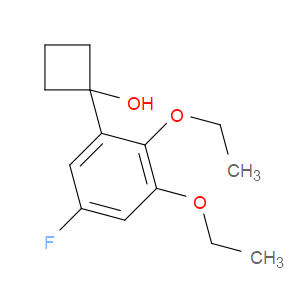 1-(2,3-diethoxy-5-fluorophenyl)cyclobutanol