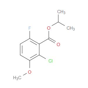 isopropyl 2-chloro-6-fluoro-3-methoxybenzoate