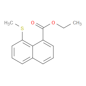 ethyl 8-(methylthio)-1-naphthoate