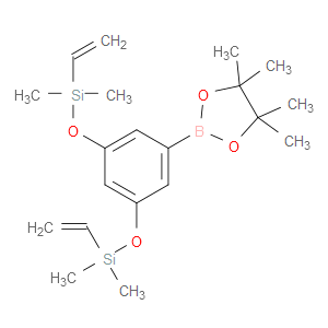 ((5-(4,4,5,5-tetramethyl-1,3,2-dioxaborolan-2-yl)-1,3-phenylene)bis(oxy))bis(dimethyl(vinyl)silane)