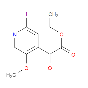 ethyl 2-(2-iodo-5-methoxypyridin-4-yl)-2-oxoacetate