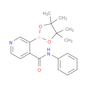 N-phenyl-3-(4,4,5,5-tetramethyl-1,3,2-dioxaborolan-2-yl)isonicotinamide