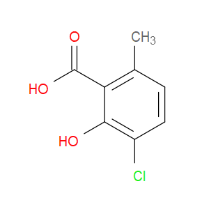 3-chloro-2-hydroxy-6-methylbenzoic acid
