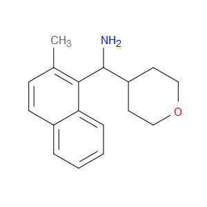 Tetrahydro-α-(2-methyl-1-naphthalenyl)-2H-pyran-4-methanamine
