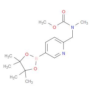 methyl methyl((5-(4,4,5,5-tetramethyl-1,3,2-dioxaborolan-2-yl)pyridin-2-yl)methyl)carbamate