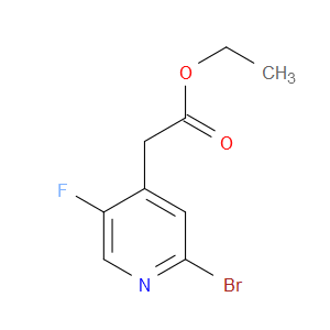 ethyl 2-(2-bromo-5-fluoropyridin-4-yl)acetate