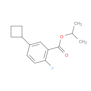 isopropyl 5-cyclobutyl-2-fluorobenzoate