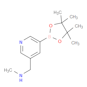 N-methyl-1-(5-(4,4,5,5-tetramethyl-1,3,2-dioxaborolan-2-yl)pyridin-3-yl)methanamine