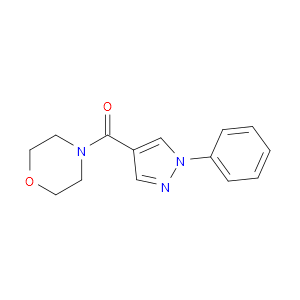 morpholino(1-phenyl-1H-pyrazol-4-yl)methanone