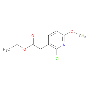 ethyl 2-(2-chloro-6-methoxypyridin-3-yl)acetate