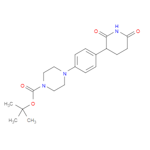 tert-butyl 4-(4-(2,6-dioxopiperidin-3-yl)phenyl)piperazine-1-carboxylate