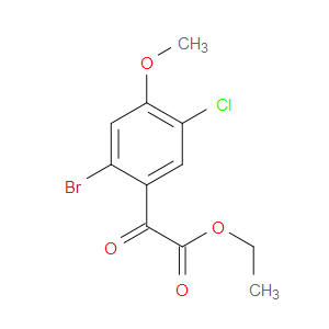 ethyl 2-(2-bromo-5-chloro-4-methoxyphenyl)-2-oxoacetate