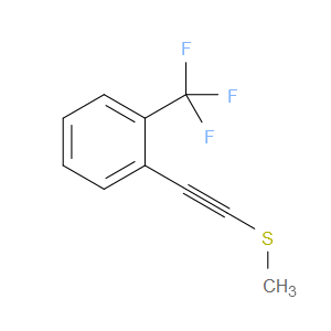 methyl((2-(trifluoromethyl)phenyl)ethynyl)sulfane