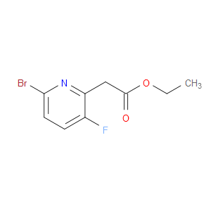 ethyl 2-(6-bromo-3-fluoropyridin-2-yl)acetate
