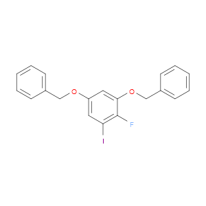 (((4-fluoro-5-iodo-1,3-phenylene)bis(oxy))bis(methylene))dibenzene
