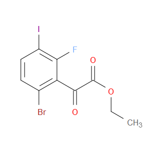 ethyl 2-(6-bromo-2-fluoro-3-iodophenyl)-2-oxoacetate