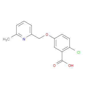 2-chloro-5-((6-methylpyridin-2-yl)methoxy)benzoic acid