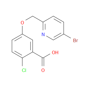 5-((5-bromopyridin-2-yl)methoxy)-2-chlorobenzoic acid