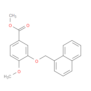 Methyl 4-methoxy-3-(1-naphthalenylmethoxy)benzoate