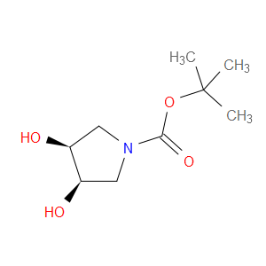 rel-(3R,4S)-tert-Butyl 3,4-dihydroxypyrrolidine-1-carboxylate