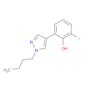 Phenol, 2-(1-butyl-1H-pyrazol-4-yl)-6-fluoro-