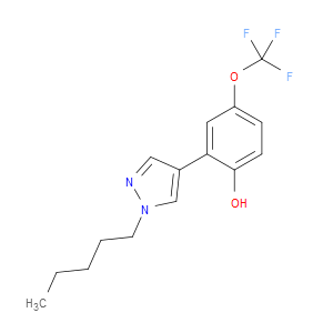 Phenol, 2-(1-pentyl-1H-pyrazol-4-yl)-4-(trifluoromethoxy)-