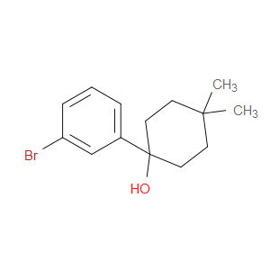 1-(3-bromophenyl)-4,4-dimethylcyclohexanol