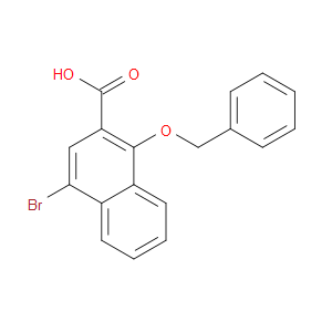 4-Bromo-1-(phenylmethoxy)-2-naphthalenecarboxylic acid