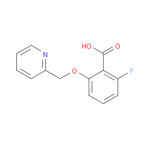 2-Fluoro-6-(2-pyridinylmethoxy)benzoic acid