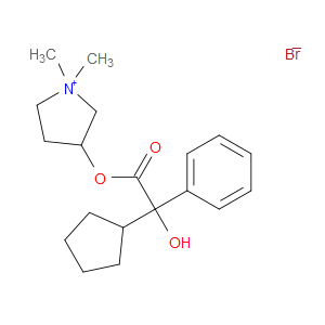 3-(2-Cyclopentyl-2-hydroxy-2-phenylacetoxy)-1,1-dimethylpyrrolidin-1-ium bromide