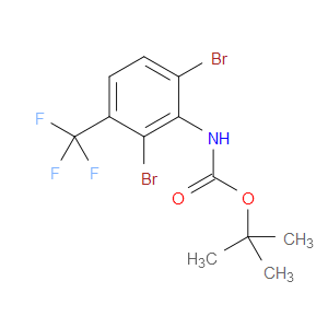 tert-butyl (2,6-dibromo-3-(trifluoromethyl)phenyl)carbamate