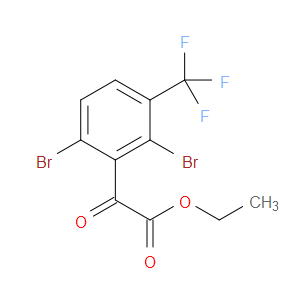 ethyl 2-(2,6-dibromo-3-(trifluoromethyl)phenyl)-2-oxoacetate