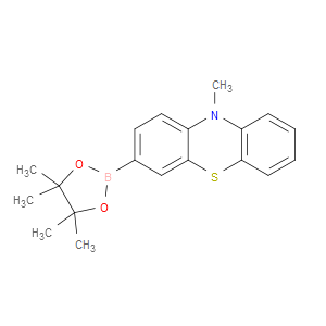 10-methyl-3-(4,4,5,5-tetramethyl-1,3,2-dioxaborolan-2-yl)-10H-phenothiazine