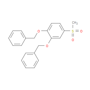 (((4-(methylsulfonyl)-1,2-phenylene)bis(oxy))bis(methylene))dibenzene