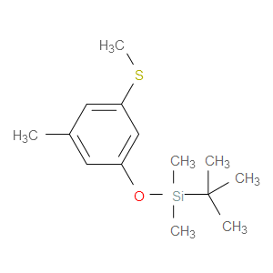 tert-butyldimethyl(3-methyl-5-(methylthio)phenoxy)silane