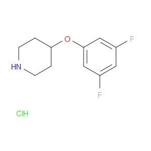 Piperidine, 4-(3,5-difluorophenoxy)-, hydrochloride (1:1)